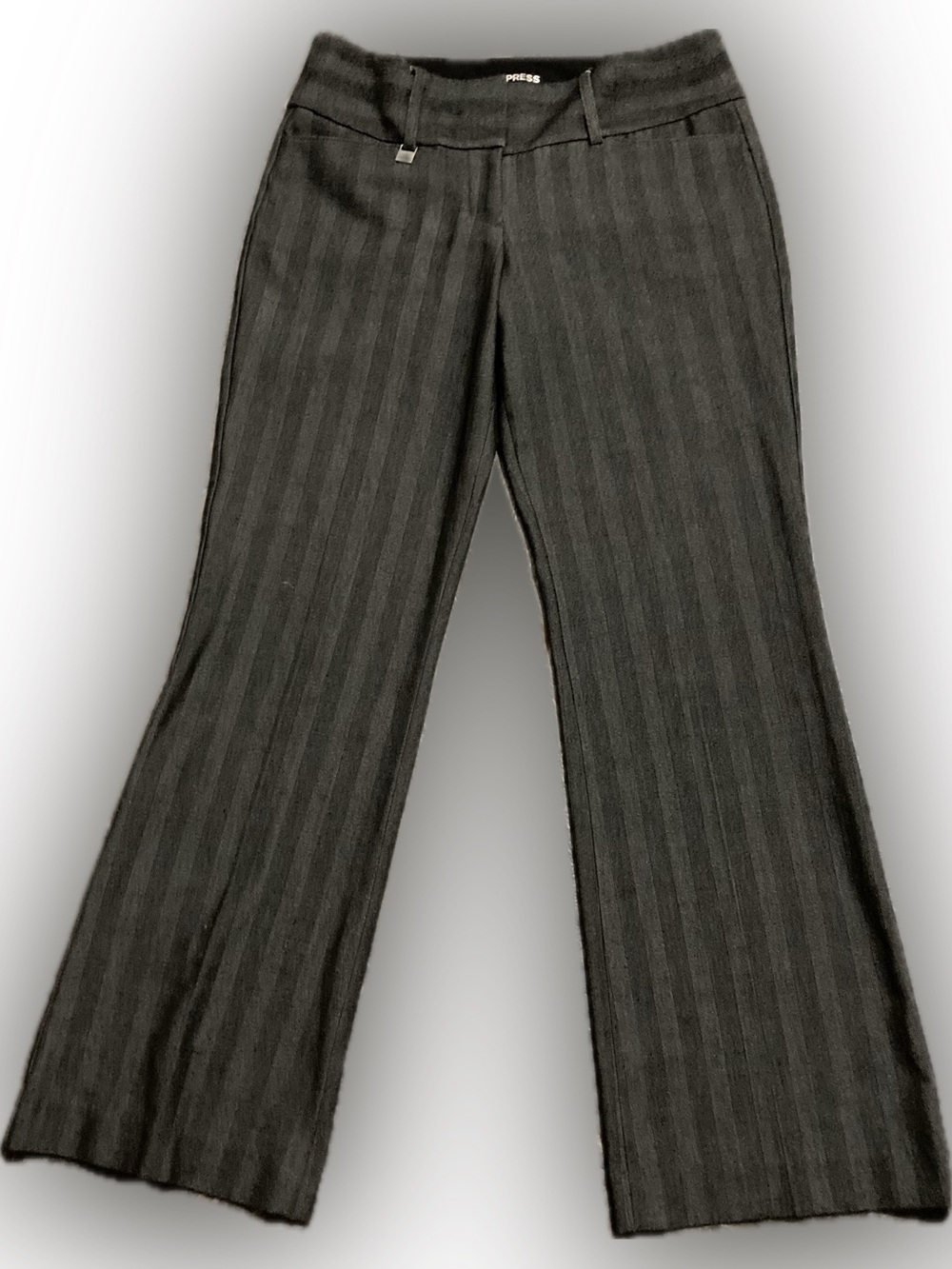 Express Editor Grey Pinstripe Women’s Dress Pants Size 2